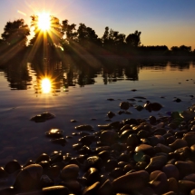 Uferlinie an der Donau