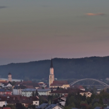 Vilshofen vom Galgenberg gesehen