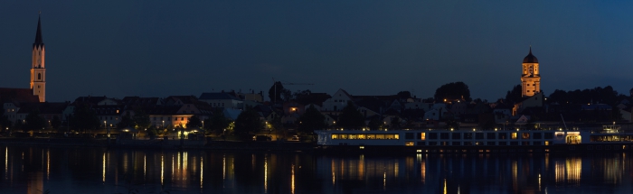 Vilshofen, St. Johannes, Stadtturm und Schweiklberg